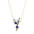 Irises Glass Pendant Necklace - Che Cose Belle