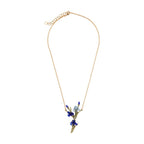 Irises Glass Pendant Necklace - Che Cose Belle