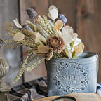 Iron Carry Flower Pot Gray Sweet Home - Che Cose Belle