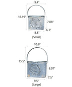 Iron Carry Flower Pot Gray Sweet Home - Che Cose Belle