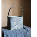 Iron Carry Flower Pot Gray Sweet Home - Che Cose Belle