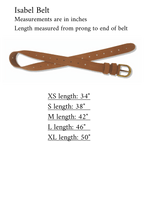 Isabel Belt in Brushed Suede - Che Cose Belle