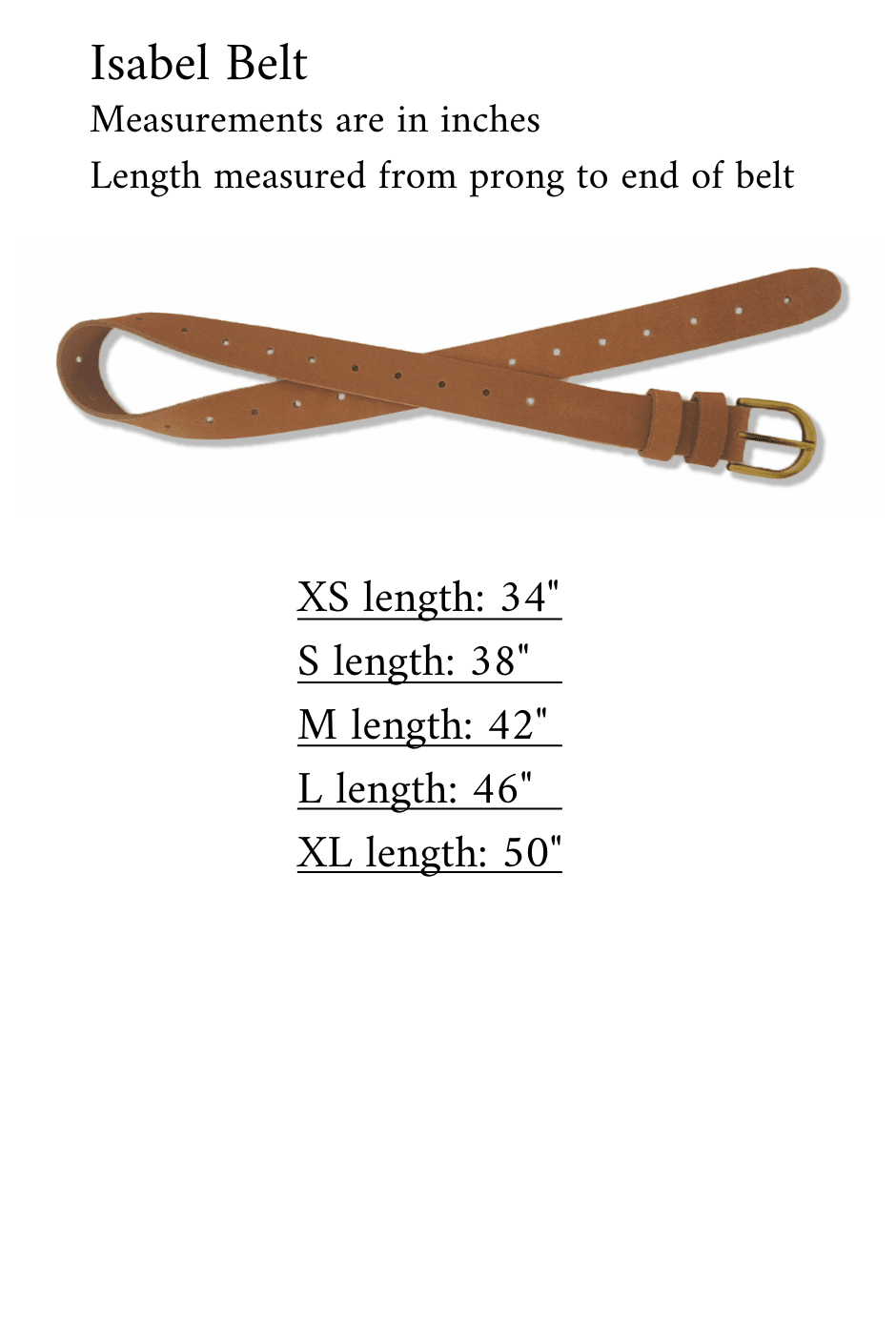 Isabel Belt in Brushed Suede - Che Cose Belle