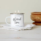 16oz Reusable Metal Candle Mug Scented Soy Candle Gift