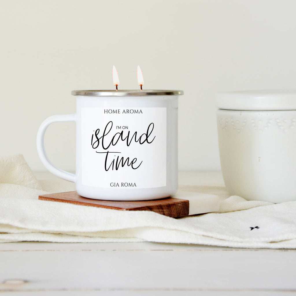 16oz Reusable Metal Candle Mug Scented Soy Candle Gift