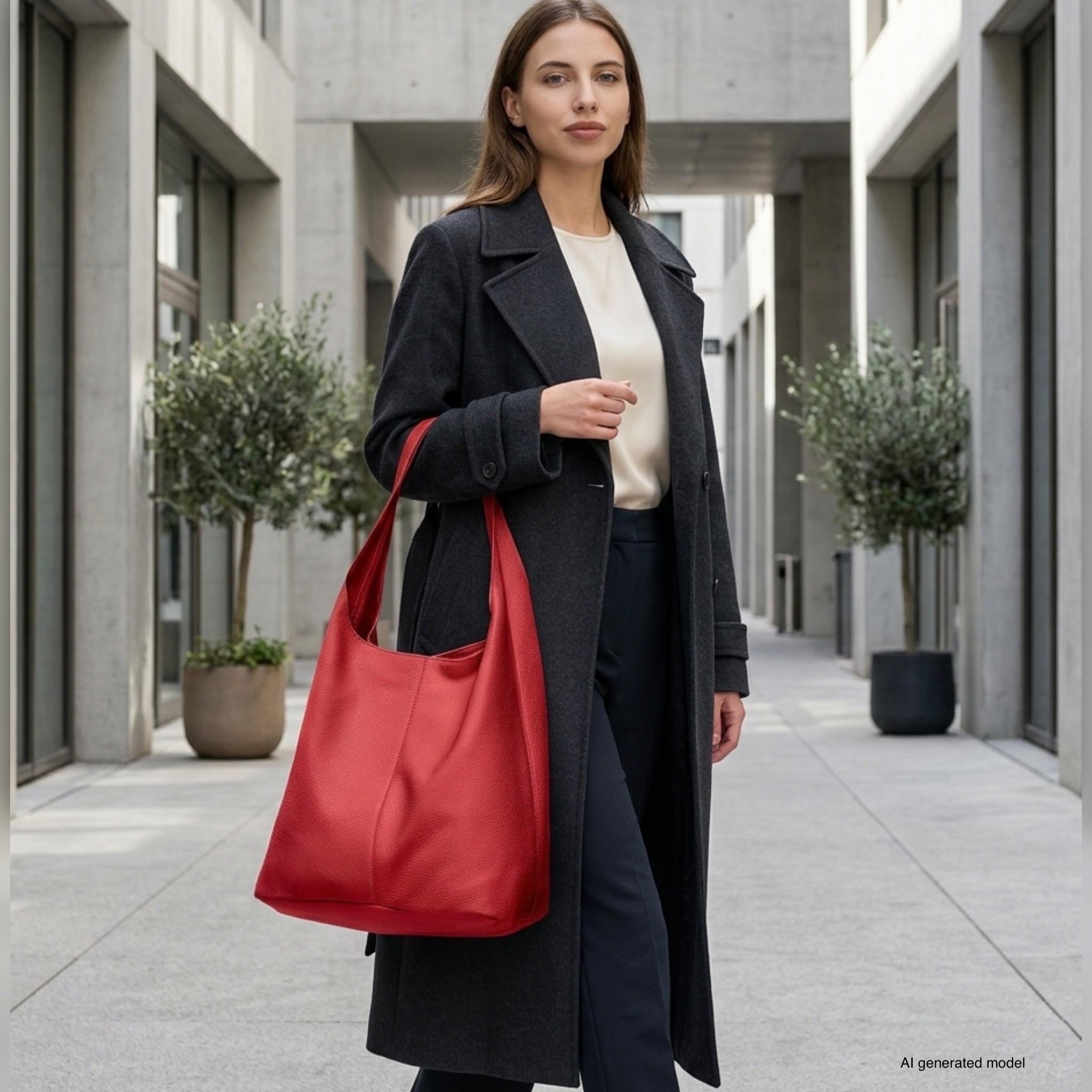 Italian Full-Grain Leather Hobo Bag | Siena - Che Cose Belle