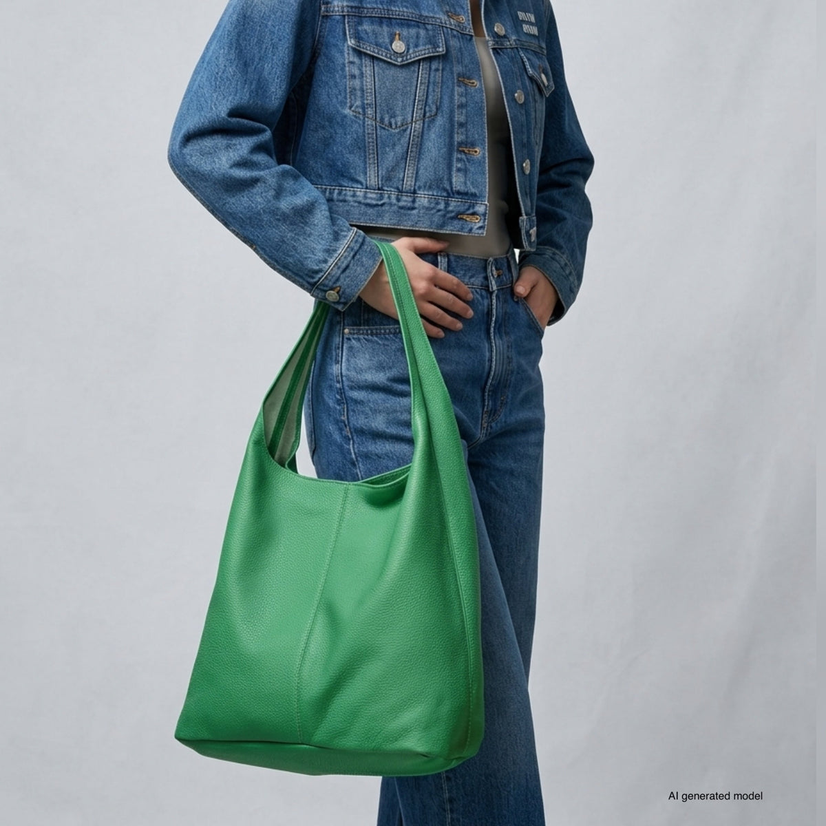 Italian Full-Grain Leather Hobo Bag | Siena - Che Cose Belle