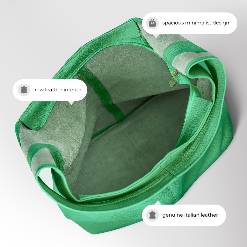 Italian Full-Grain Leather Hobo Bag | Siena - Che Cose Belle
