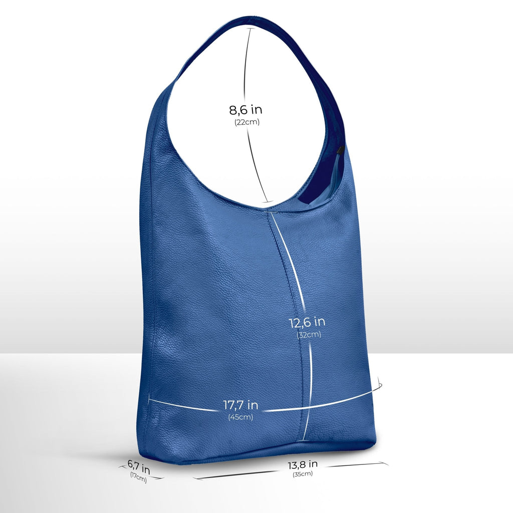 Italian Full-Grain Leather Hobo Bag | Siena - Che Cose Belle