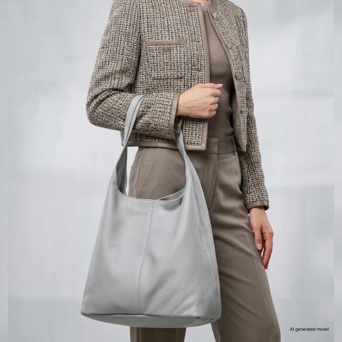 Italian Full-Grain Leather Hobo Bag | Siena - Che Cose Belle