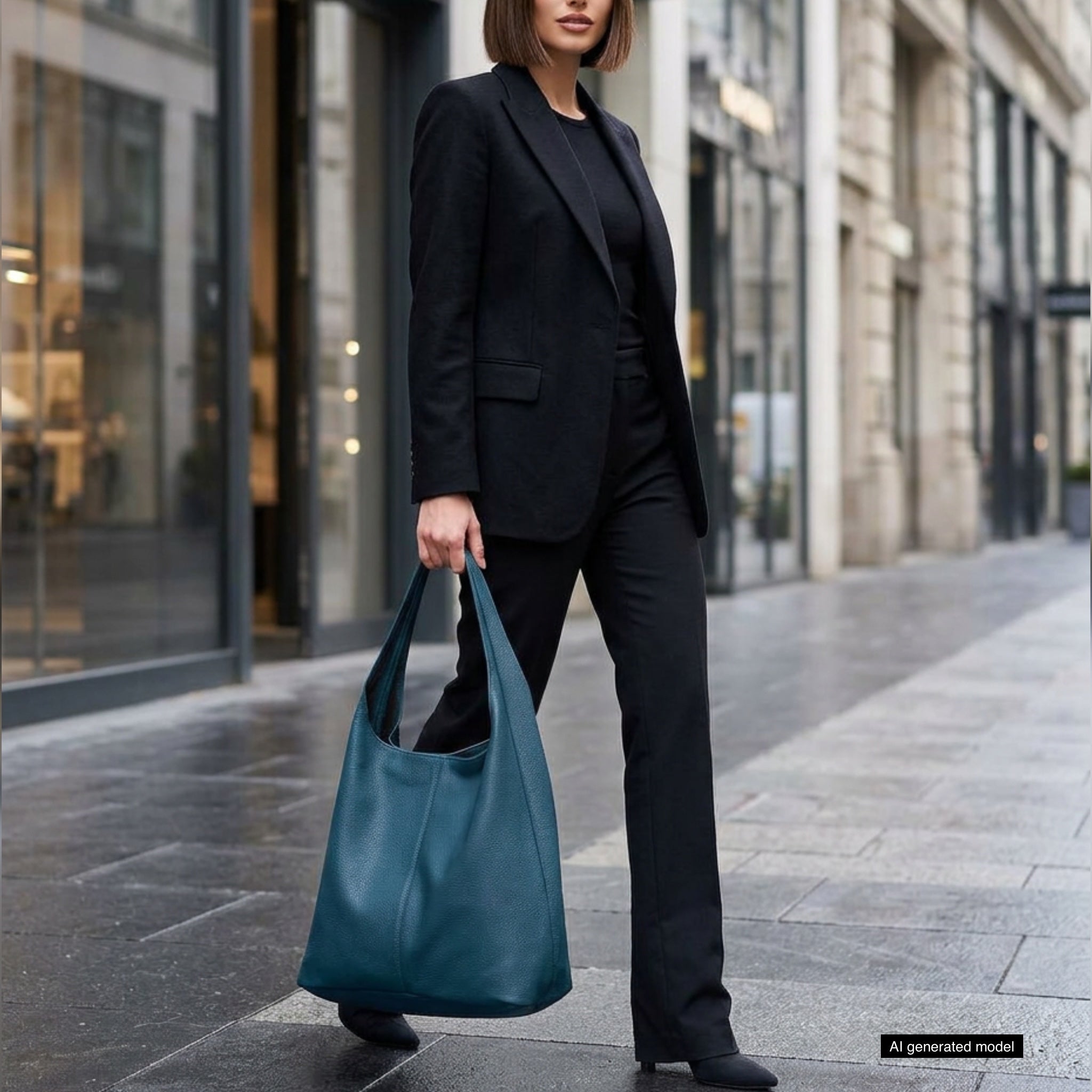 Italian Full-Grain Leather Hobo Bag | Siena - Che Cose Belle