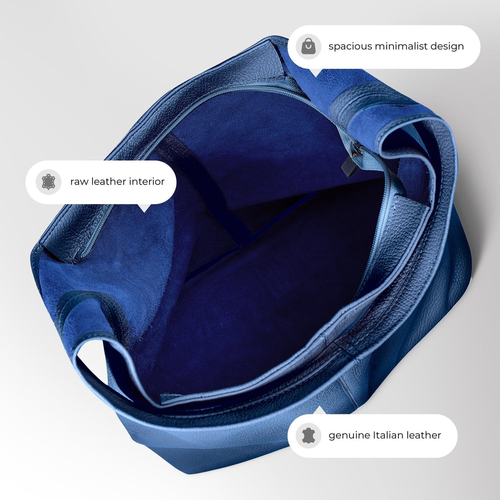 Italian Full-Grain Leather Hobo Bag | Siena - Che Cose Belle