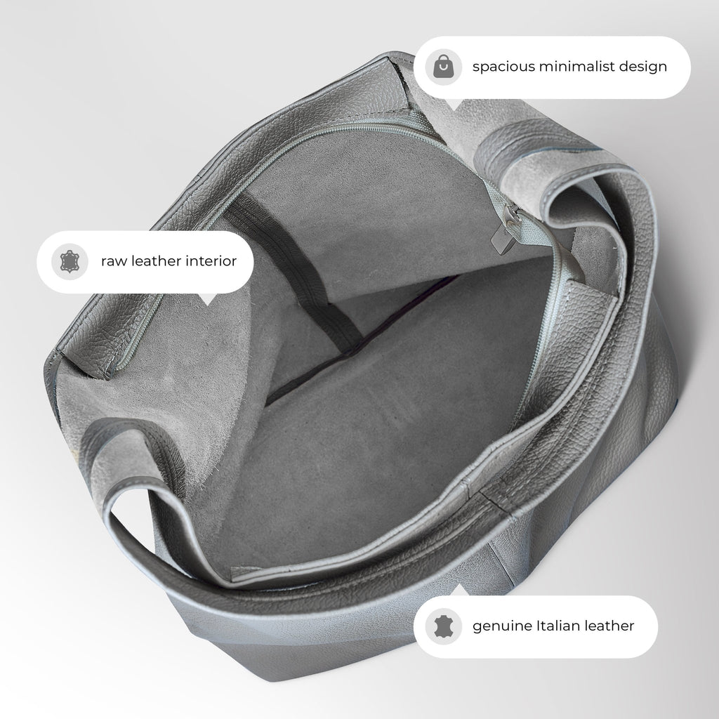 Italian Full-Grain Leather Hobo Bag | Siena - Che Cose Belle