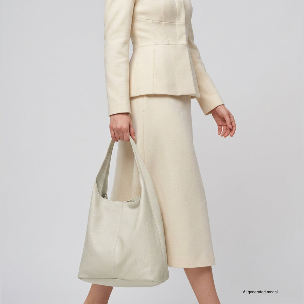 Italian Full-Grain Leather Hobo Bag | Siena - Che Cose Belle