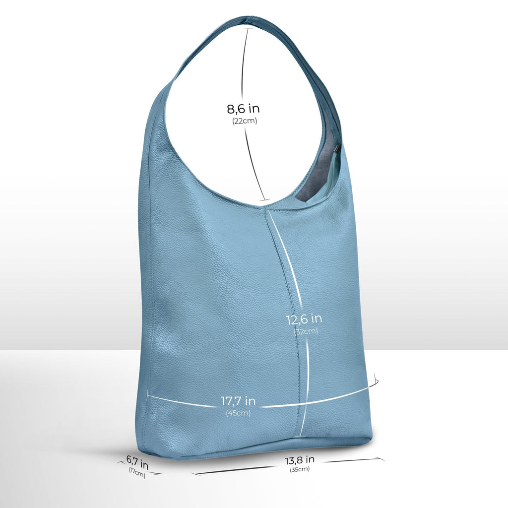 Italian Full-Grain Leather Hobo Bag | Siena - Che Cose Belle