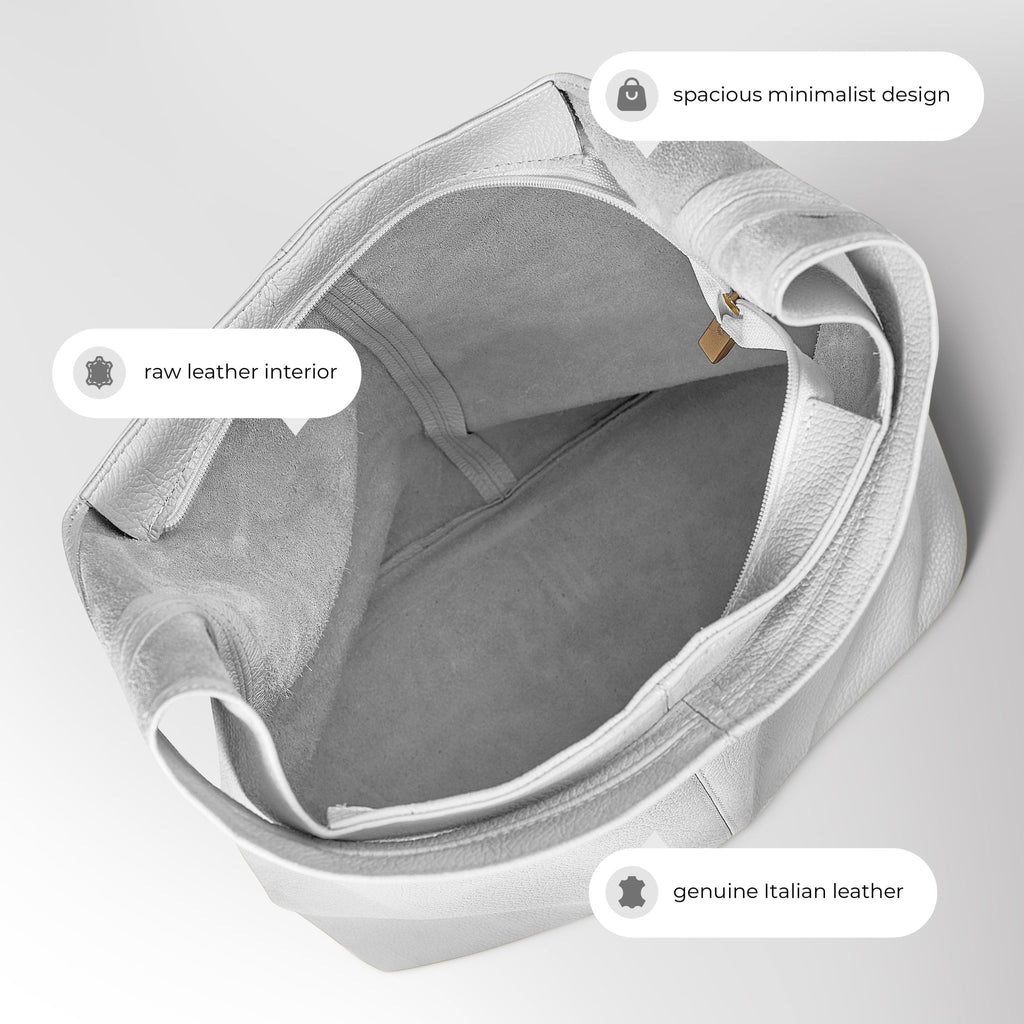 Italian Full-Grain Leather Hobo Bag | Siena - Che Cose Belle