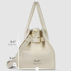 Italian Full-Grain Leather Top-Handle Bag | Asti - Che Cose Belle