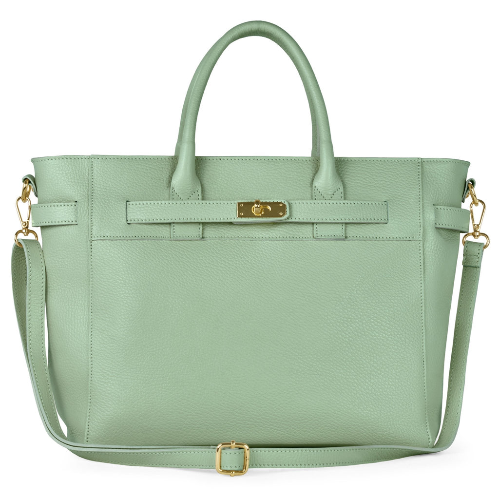 Italian Full-Grain Leather Top-Handle Bag | Cesena - Che Cose Belle
