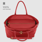 Italian Full-Grain Leather Top-Handle Bag | Cesena - Che Cose Belle