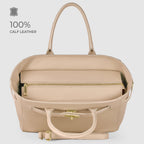 Italian Full-Grain Leather Top-Handle Bag | Cesena - Che Cose Belle