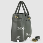 Italian Full-Grain Leather Top-Handle Bag | Cesena - Che Cose Belle