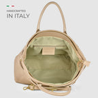 Italian Full-Grain Leather Top-Handle Bag | Cesena - Che Cose Belle
