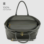 Italian Full-Grain Leather Top-Handle Bag | Cesena - Che Cose Belle
