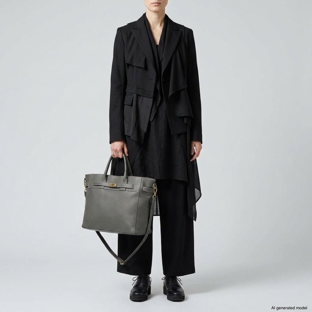 Italian Full-Grain Leather Top-Handle Bag | Cesena - Che Cose Belle