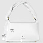 Italian Full-Grain Leather Top-Handle Bag | Perugia - Che Cose Belle