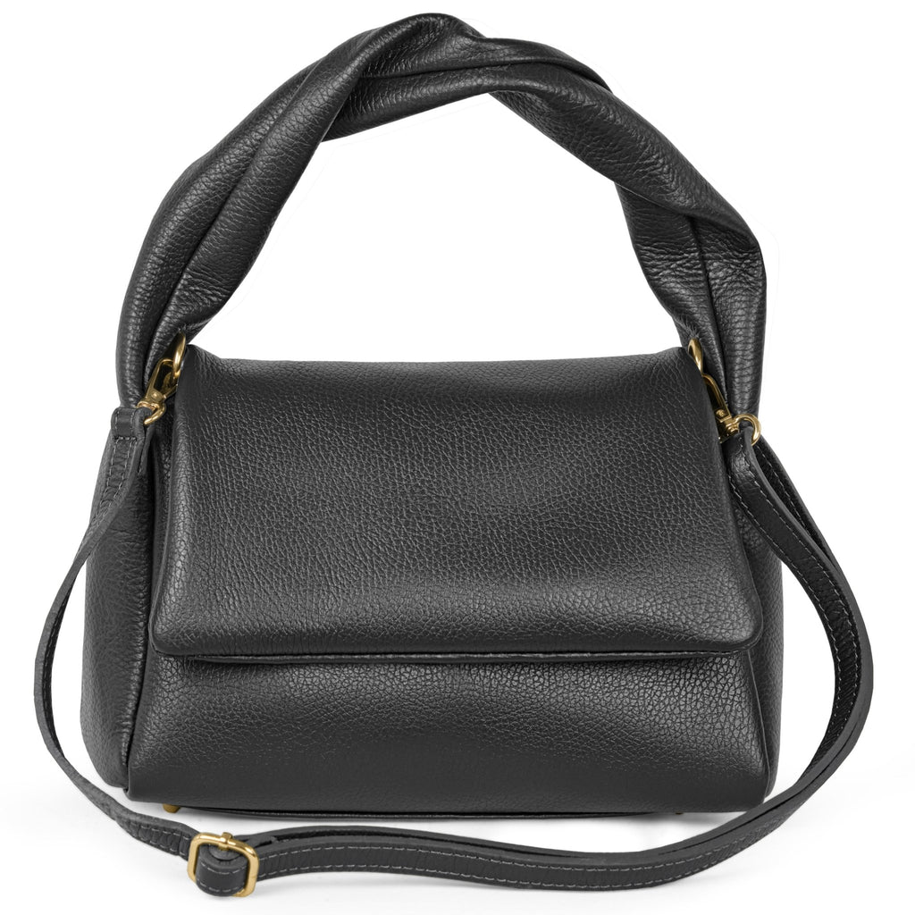 Italian Full-Grain Leather Top-Handle Bag | Perugia - Che Cose Belle