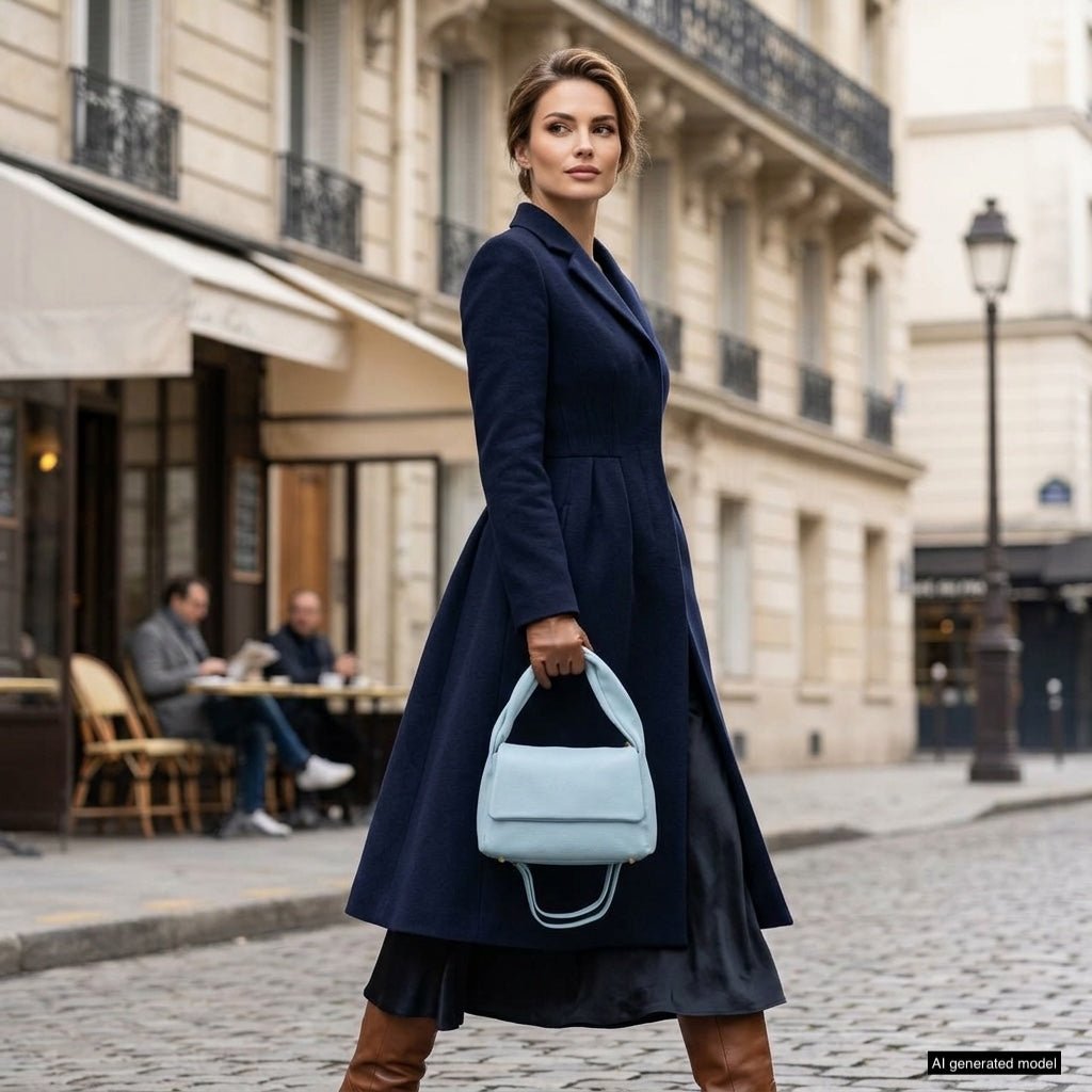 Italian Full-Grain Leather Top-Handle Bag | Perugia - Che Cose Belle