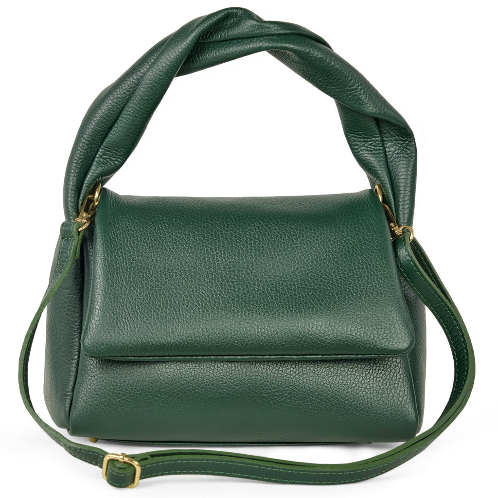 Italian Full-Grain Leather Top-Handle Bag | Perugia - Che Cose Belle