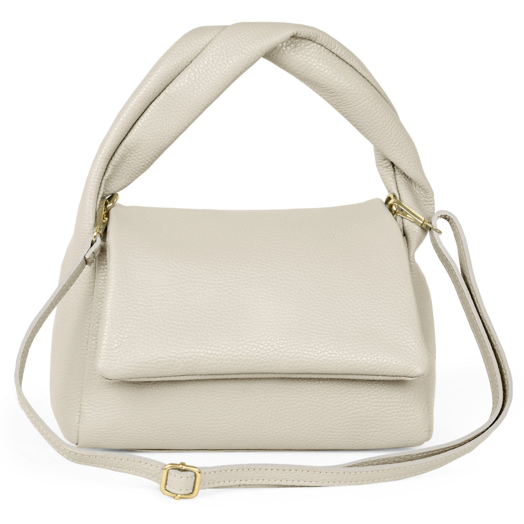 Italian Full-Grain Leather Top-Handle Bag | Perugia - Che Cose Belle