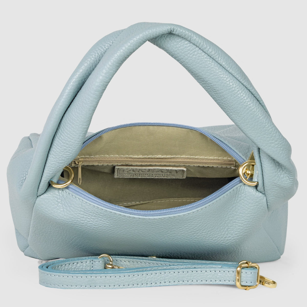 Italian Full-Grain Leather Top-Handle Bag | Perugia - Che Cose Belle
