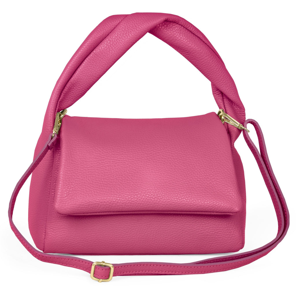 Italian Full-Grain Leather Top-Handle Bag | Perugia - Che Cose Belle