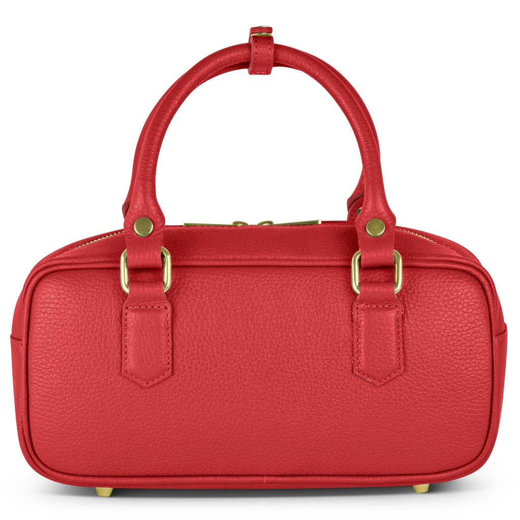 Italian Full-Grain Leather Top-Handle Bag | Venezia - Che Cose Belle