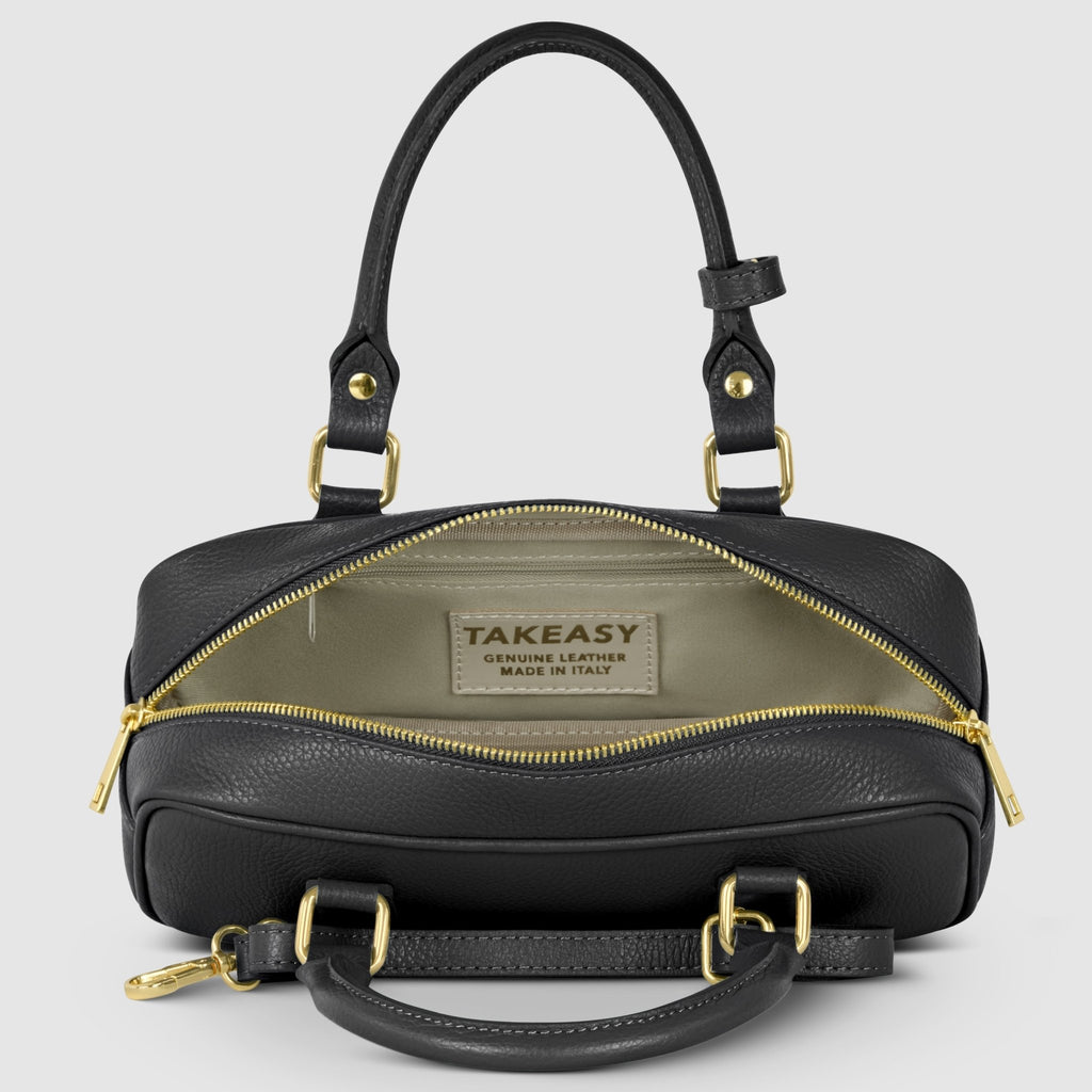 Italian Full-Grain Leather Top-Handle Bag | Venezia - Che Cose Belle
