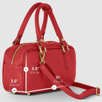 Italian Full-Grain Leather Top-Handle Bag | Venezia - Che Cose Belle