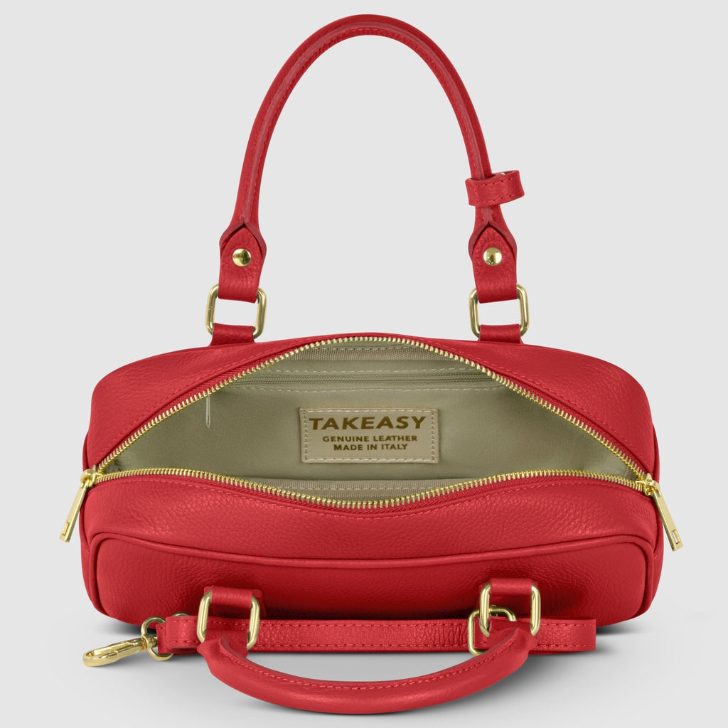 Italian Full-Grain Leather Top-Handle Bag | Venezia - Che Cose Belle
