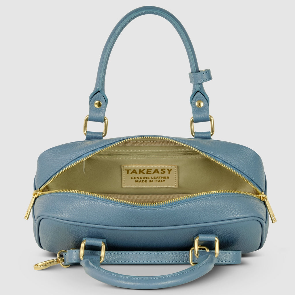 Italian Full-Grain Leather Top-Handle Bag | Venezia - Che Cose Belle