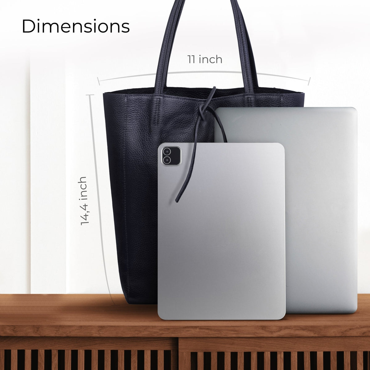 Italian Full-Grain Leather Tote Bag | Firenze - Che Cose Belle