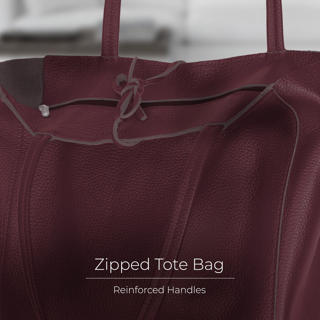 Italian Full-Grain Leather Tote Bag | Firenze - Che Cose Belle