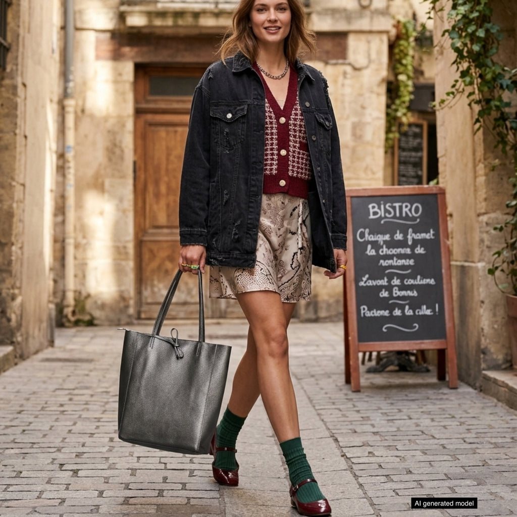 Italian Full-Grain Leather Tote Bag | Firenze - Che Cose Belle