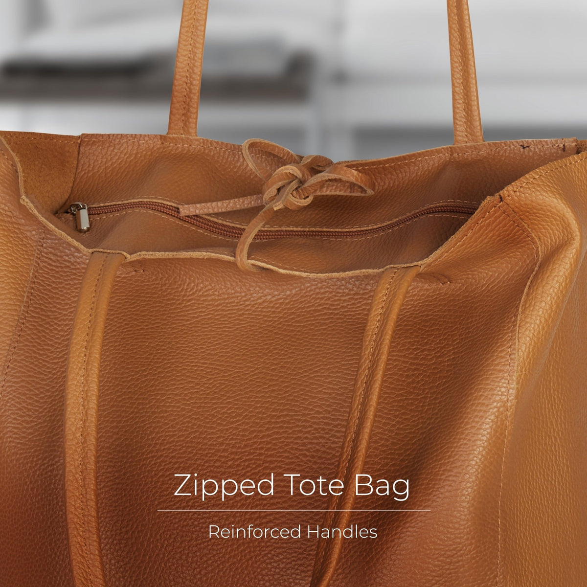 Italian Full-Grain Leather Tote Bag | Firenze - Che Cose Belle