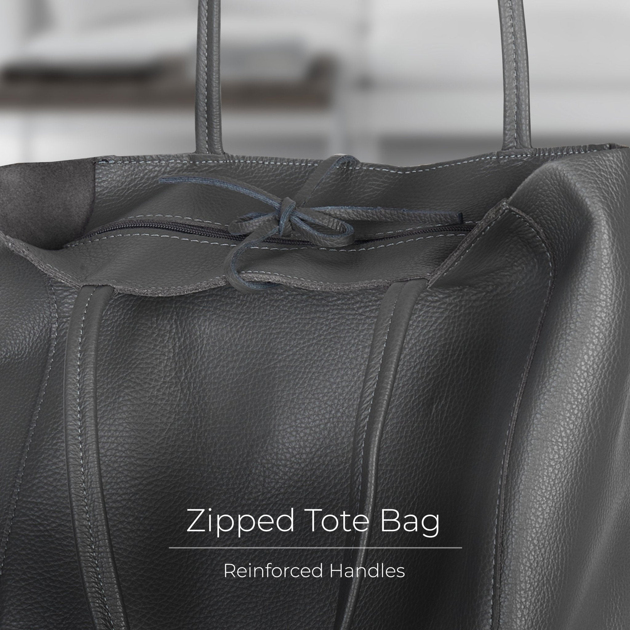 Italian Full-Grain Leather Tote Bag | Firenze - Che Cose Belle