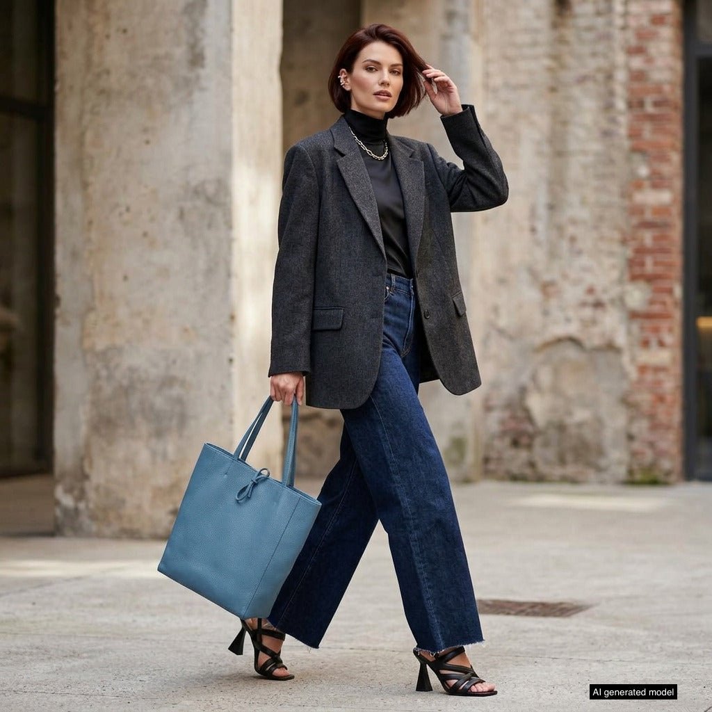 Italian Full-Grain Leather Tote Bag | Firenze - Che Cose Belle