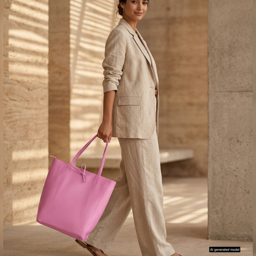 Italian Full-Grain Leather Tote Bag | Firenze - Che Cose Belle