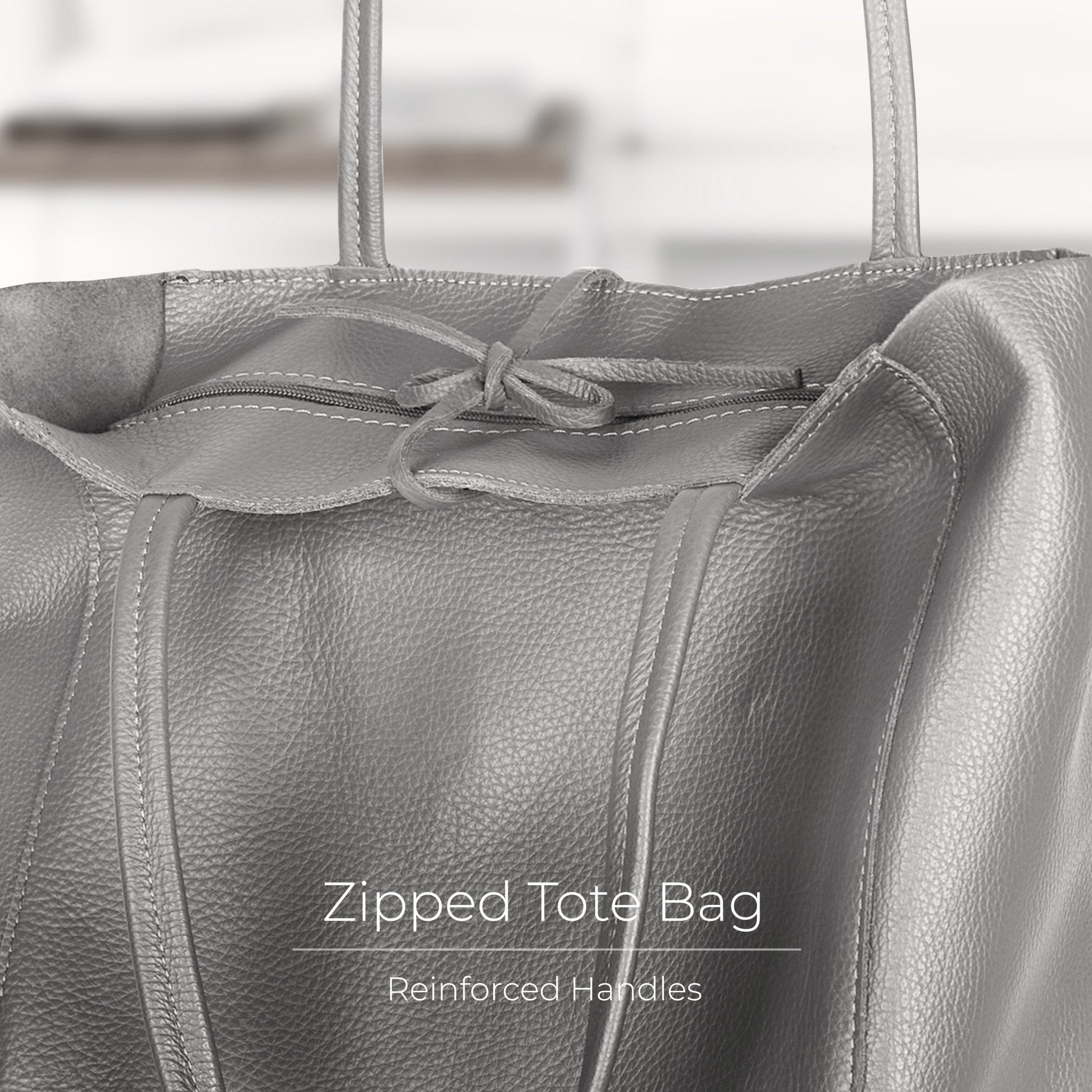 Italian Full-Grain Leather Tote Bag | Firenze - Che Cose Belle