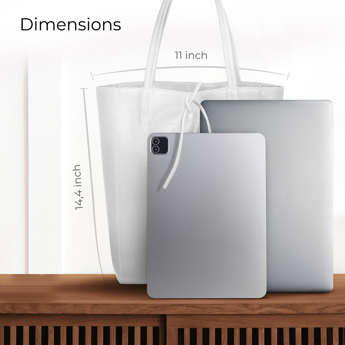 Italian Full-Grain Leather Tote Bag | Firenze - Che Cose Belle