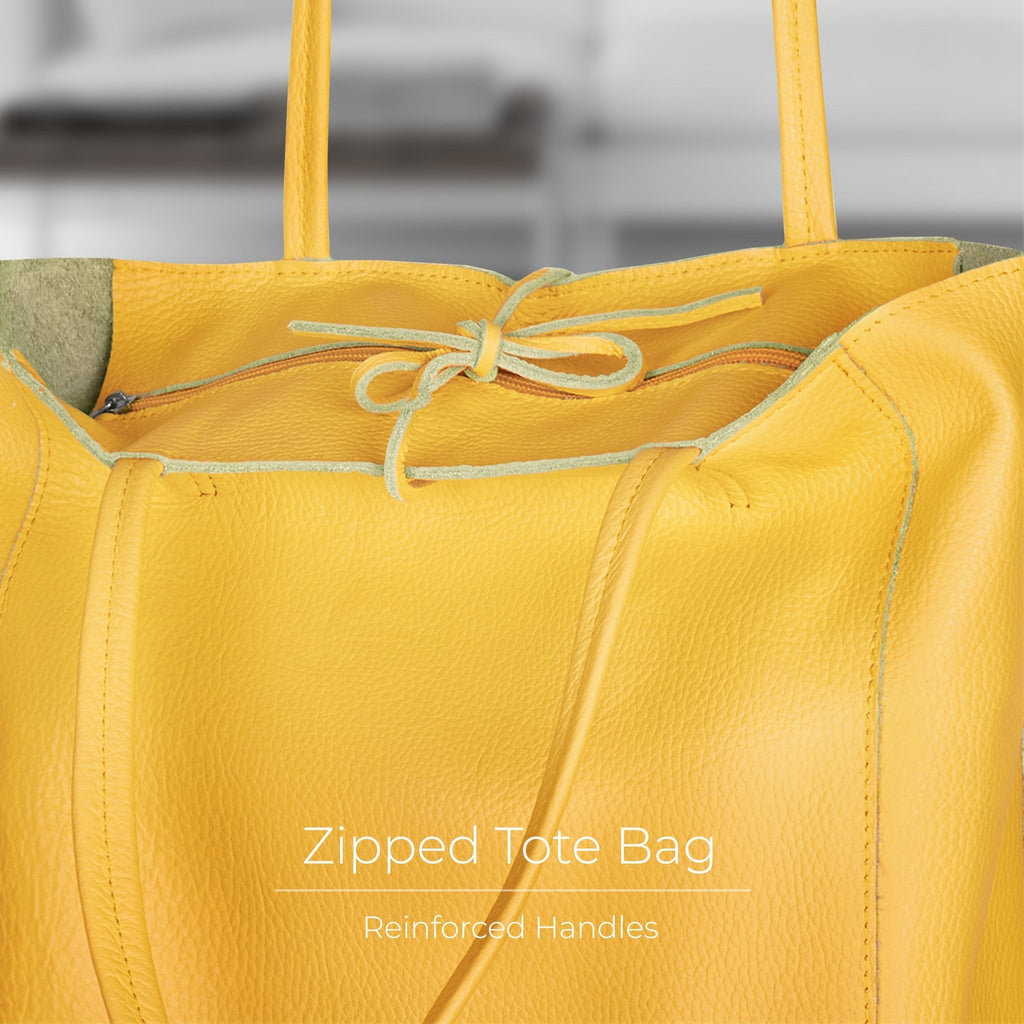 Italian Full-Grain Leather Tote Bag | Firenze - Che Cose Belle